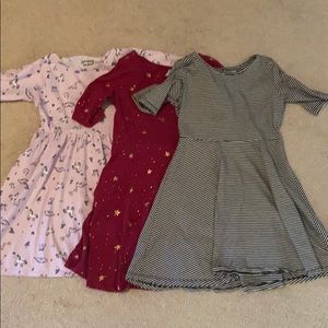 Lot of skater 3 quarter length sleeve dresses